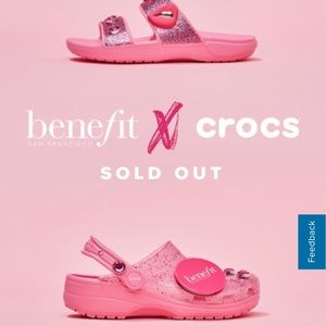 Crocs x Benefit Classic Clog Pink Lemonade